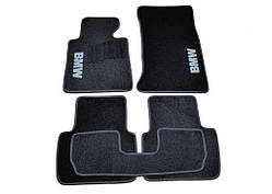 Ворсові килимки в салон Avtm для BMW 3 Е46 1998-2006 Автокилимки в салон Автм на БМВ 3-ї серії Е46 седан 5 шт.
