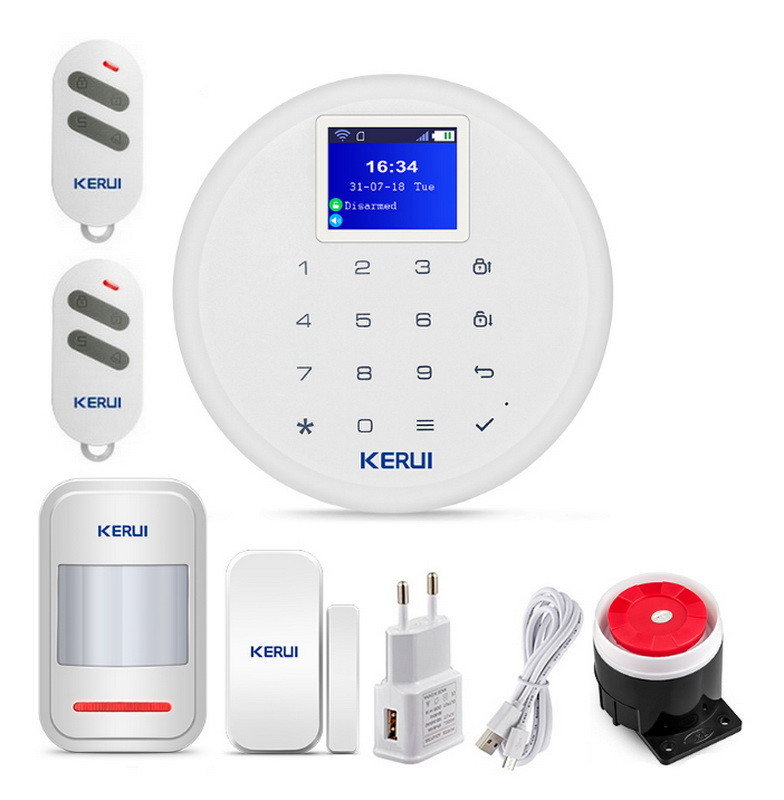 Комплект GSM сигналізації Kerui alarm W17 Start з Wi-Fi