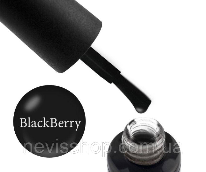 Гель-лак Oxxi Professional Blackberry, супер чорний, 10 мл