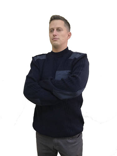 Свитер форменный Mavens с воротничком синий, размер 50, цена 700 грн ...