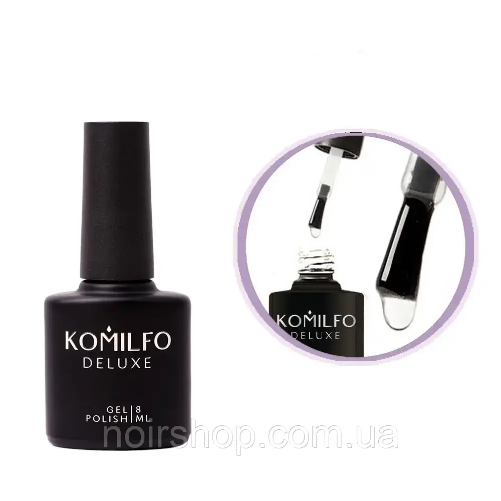 Komilfo No Wipe No UV Top — топ для гель-лаку без липкого шару БЕЗ УФ-фільтрів, 8 мл