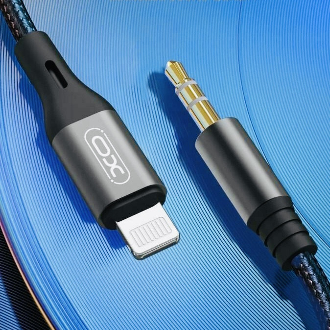 Аукс кабель для айфона з 3.5 to Lightning iPhone XO Оригінал