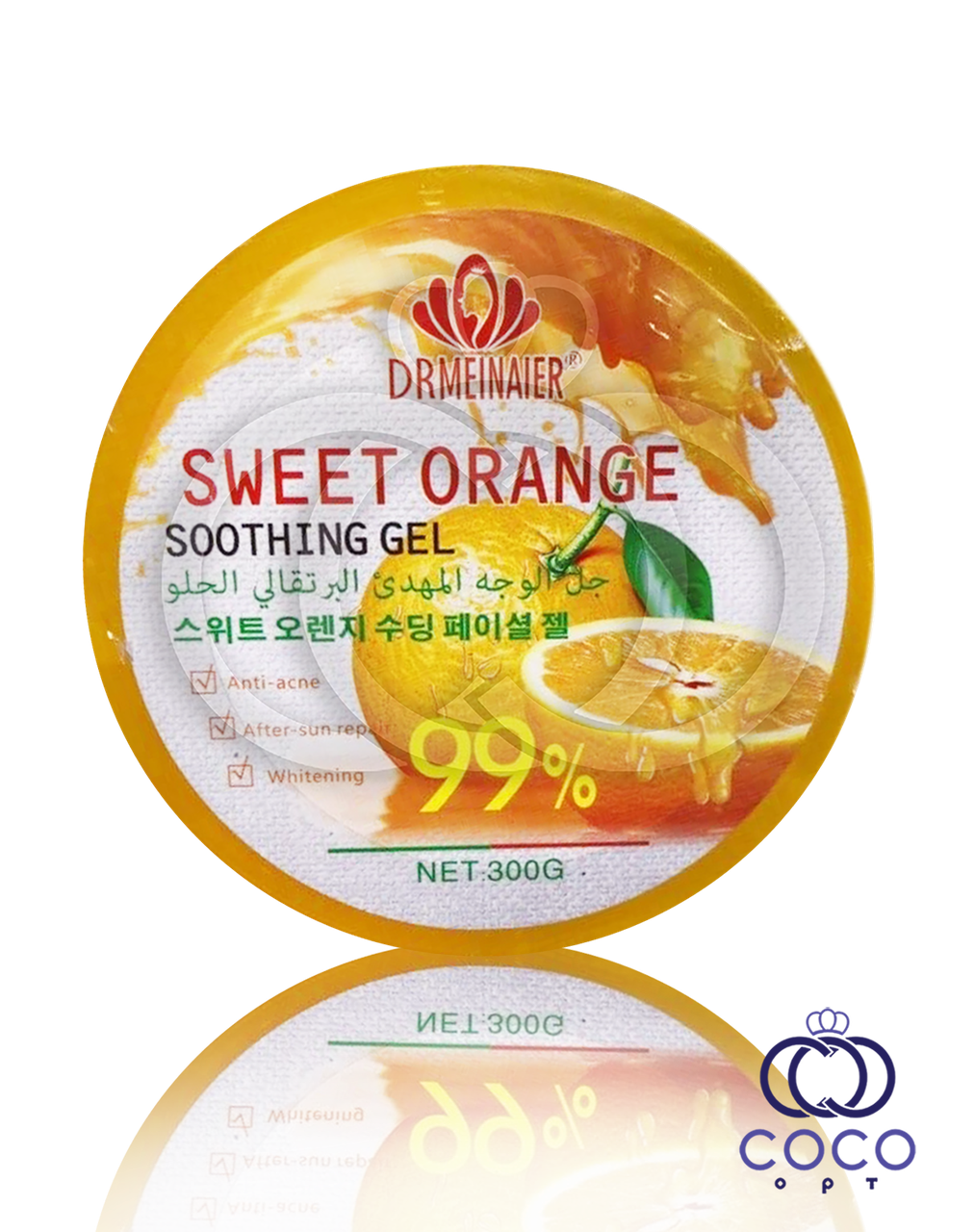 Гель для обличчя та тіла Sweet Orange (солодкий апельсин) 300 мл, фото 1