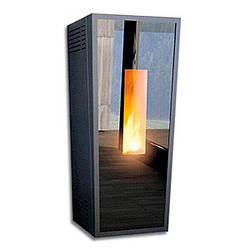 Котел-піч пелетний Alfa-Plam Forma Glass 12 кВт повітряного опалення (Сербія)