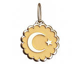 Кулон срібний мусульманський Півмісяць із зіркою, фото 2