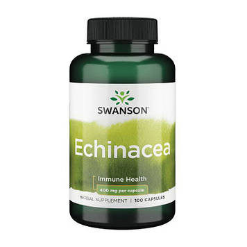Ехінацея Свансон / Swanson Echinacea 400 mg (100 caps)