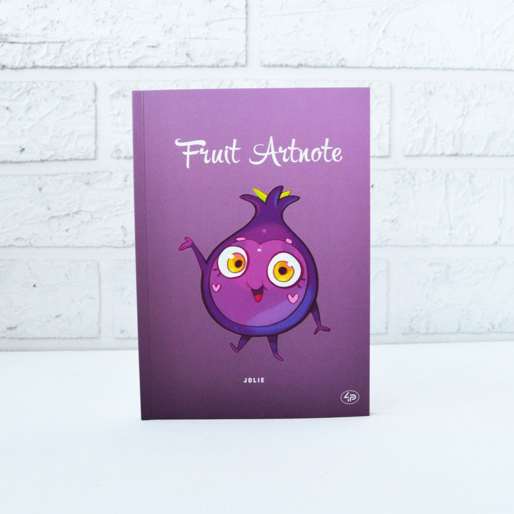 Блокнот А5 з кольоровими аркушами Profi Friut figs128 сторінок 64арк арт. 902828
