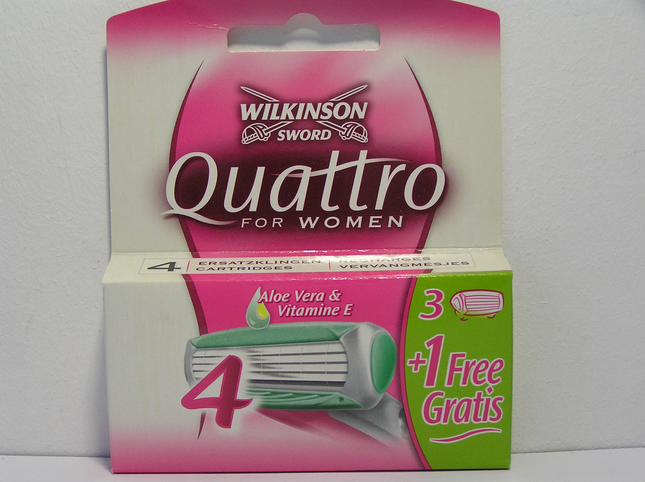 Касcеты для бритья женские Schick Quattro 4 шт. (Шик Квадро оригинал) - фото 1 - id-p219171130