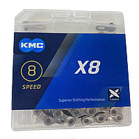 Цепь KMC X8, 8 скоростей Silver