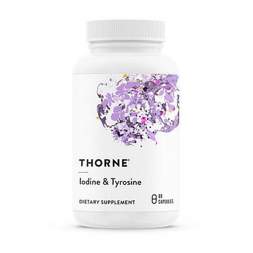 Йодид калію і L-тирозин Торн Ресерч / Thorne Research Iodine & Tyrosine (60 caps)