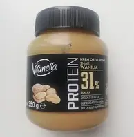 Ореховая паста PROTEIN 31% без сахара и пальмового масла с ванилью Vitanella 350 г Польша