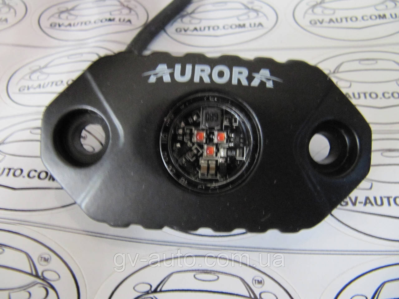 LED підсвічування AURORA Rock Light (ALO-Y-2-А). оранжевого світла 9Вт. IP69.