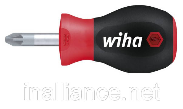 Викрутка PZ2 х 25 мм коротке кругле жало SoftFinish Wiha 26972