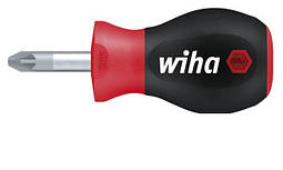 Викрутка PZ2 х 25 мм коротке кругле жало SoftFinish Wiha 26972