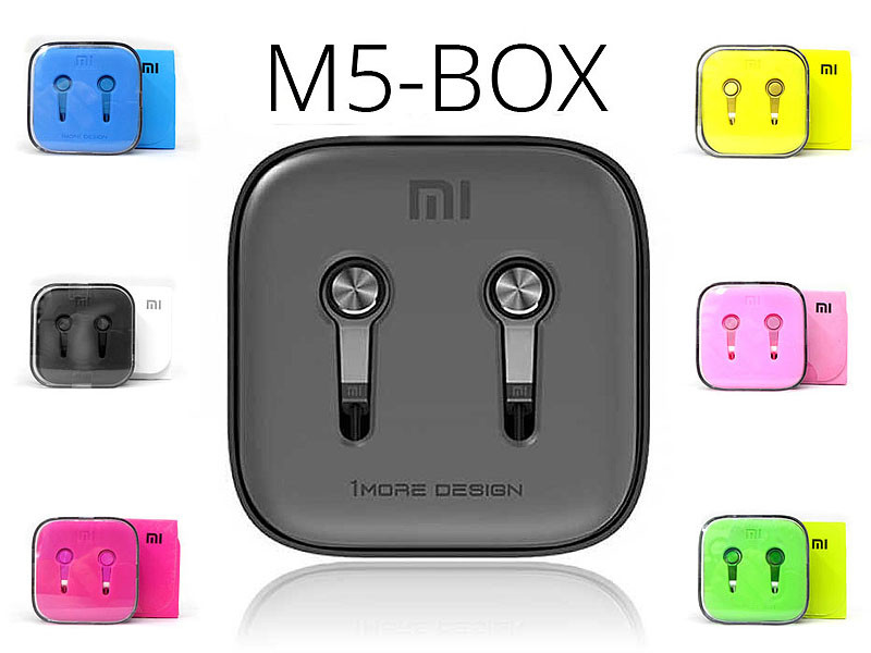 Навушники вакуумні Xiomi (кольори) M5-BOX 400шт 7732