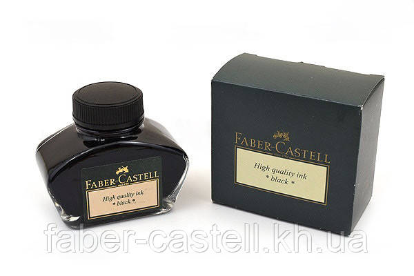 Чорнило для перових ручок Graf von Faber-Castell High Quality Ink Black, 62,5 мл, колір чорний, 148700