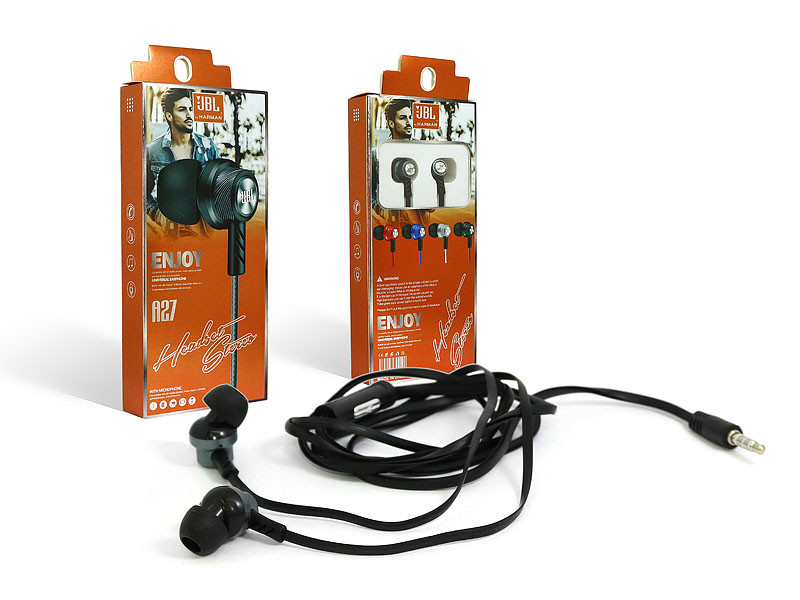 Навушники вакуумні з мікрофоном JBL 500шт A27-JBL