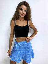 Стильний жіночий костюм топік і мініспідниця шорти, фото 5