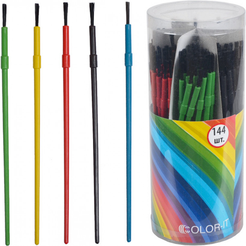 Набір пензликів для клею в тубусі 144 шт. "C", фото 1