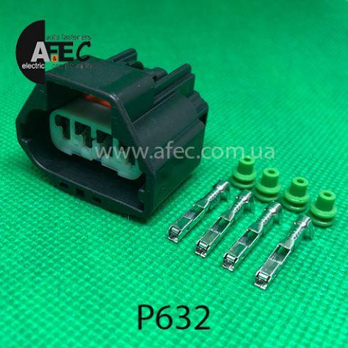 Роз'єм 4 контактний датчик абсолютного тиску для керування дроселя на Мазда Yazaki 7283-5885-30