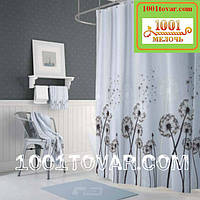 Тканевая шторка для ванной комнаты "Dandelli" (Одуванчики) Jackline, размер 2х120х200 см., Турция