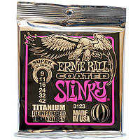 Струни Ernie Ball 3123 Titanium Super Slinky 9-42