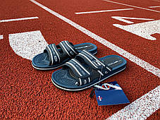 Чоловічі шльопанці SAHAB Сахаб Dk.Blue-Dk.Grey сині з сірим Оригінал, фото 3