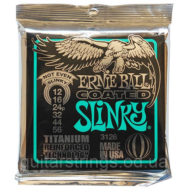 Струни Ernie Ball 3126 Titanium Not Even Slinky 12-56