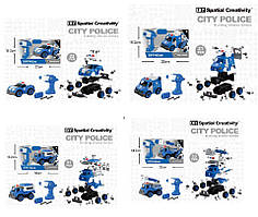 Конструктор з інструментами LM8021/22/23/24-YZ-1 21-33дет, 4 види, Поліція, в кор 33*13,5*19,2