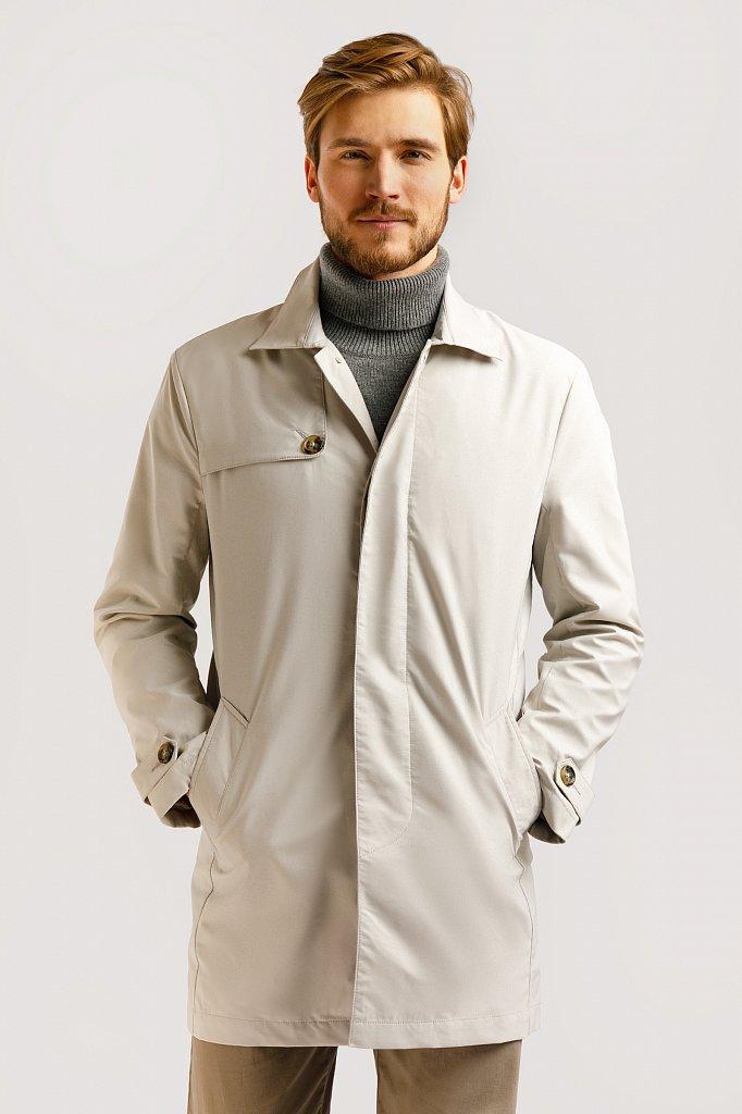 Плащ чоловічий Finn Flare B20-21039-702 світло-сірий M, фото 1