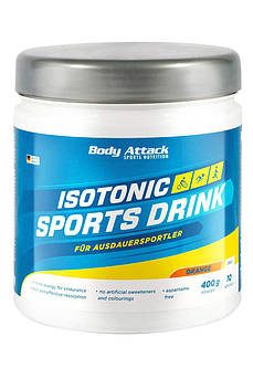 Ізотонік Body Attack Isotonic Sports Drink Powder 400 г Апельсин (4384303618)