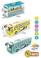 Іграшкова машинка для малюків Автобус батар. 1578 2цвета, світло,звук, в кор. 38,5*9,9*18см