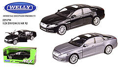Іграшкова металева модель машини 22517W WELLY 1:24 JAGUAR XJ, відкриваються двері, капот, 2 кольори, в