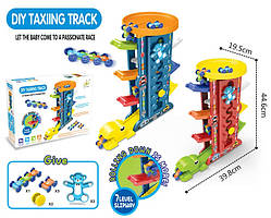 Іграшковий автотрек Веселий трамплін 6846 2в1, машинки в наборі,2 кольори, розмір изд.39,8*44,6*19,5 см, в кор