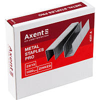 Скобы №23/15 Axent Pro, 1000 шт./уп., оцинкованные