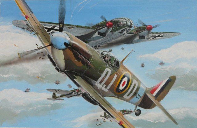 Пластикова модель 1/72 AZ model 7307 британський винищувач Supermarine Spitfire Mk.IB w/PE