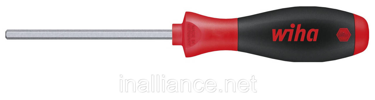 Викрутка HEX 2.5 х 75 мм для гвинтів з внутрішнім шестигранником SoftFinish Wiha 26190 10108, фото 1