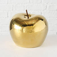 Декоративное яблоко 14*15*14 см. золотистое 480289