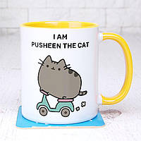 Чашка Pusheen the Cat (Кот Пушин) Желтый