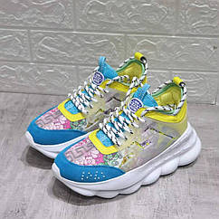 EUR 36-45 Versace Chain Reaction Версаче чоловічі і жіночі кросівки на платформі