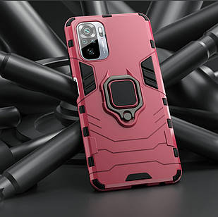 Накладка Protective для Xiaomi Redmi Note 10 Pro Red
