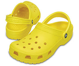 Сабо Crocs Classic Clog 37 р 23.2-24 см Жовті 10001-M5/W7 Yellow