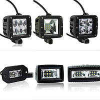 LED фари AURORA - квадратні і MINI серия