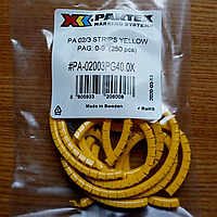 Набор для маркировки проводов Partex PA-02003PG40.0X (250 шт.) цифры от 0 до 9 по 25 шт.