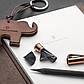 Брелок для ключів зі слоном Graf von Faber-Castell Key fob Elephant, шкіра темно-коричневого кольору, 118724, фото 4