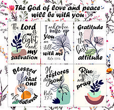 Наклейки фігурні: The God of love and peace