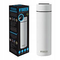 Smart термопляшка з дисплеєм Noveen TB2311, біла, 480 мл