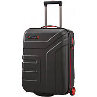 Маленький чемодан на 2 колесах с текстурой антицарапины Германия 40*55*20 см. черный 2202357