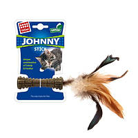 Іграшка для Котів Gigwi Johnny Stick Котяча М'ята c Натуральним Пером 8 см