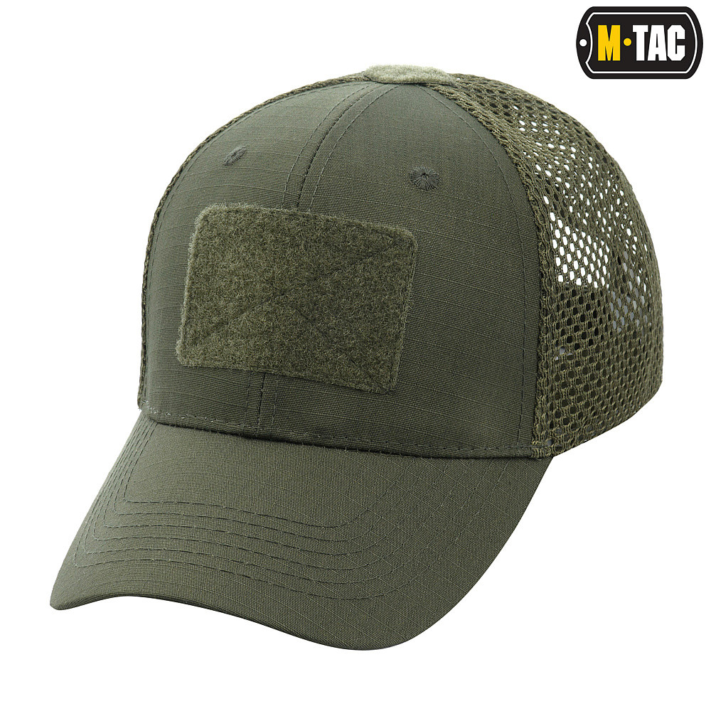 M-Tac бейсболка з липучкою і сіткою Flex ріп-стоп Army Olive
